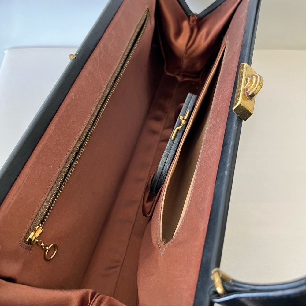 Vintage Palizzio Brown Retro Pocketbook - Picture 9 of 13